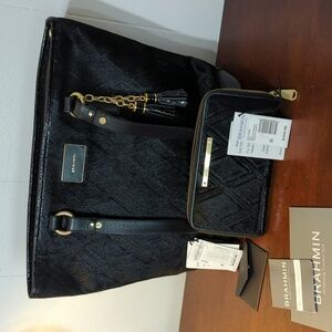 Black Brahmin bag with Wallet